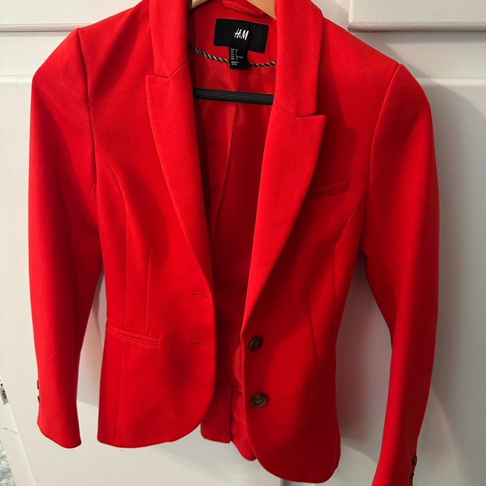 H&M Vibrant Red Jacket